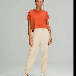 Lululemon Braided Detail High-Rise Jogger White Opal Size 10